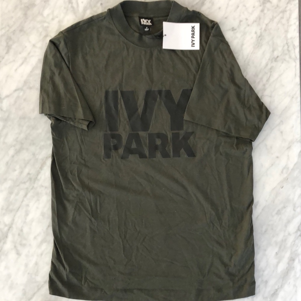 IVY PARK green oversized tee (NWT)
